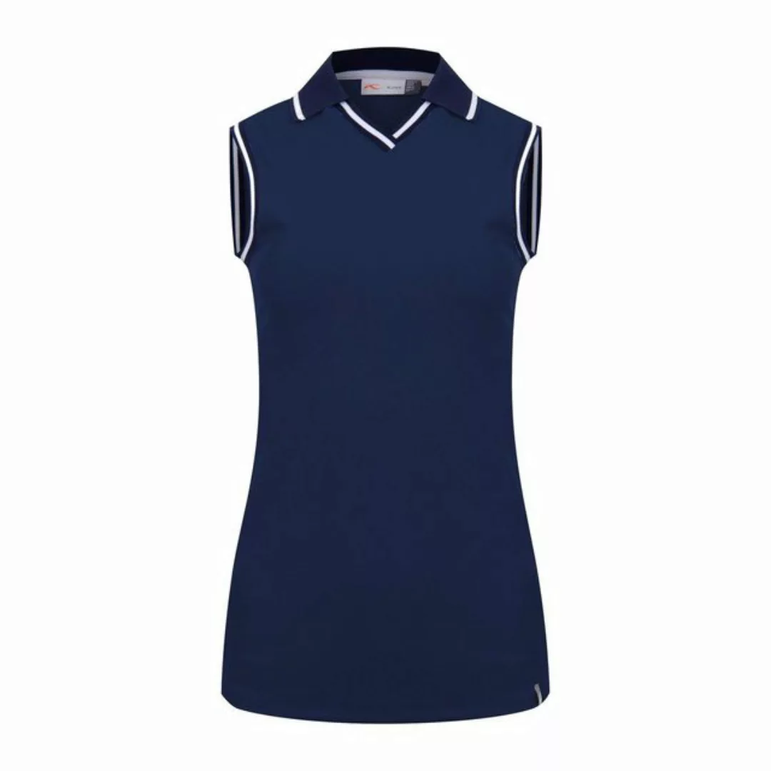 KJUS Poloshirt Kjus V-Neck Sleeveless Polo Atlanta Blue günstig online kaufen