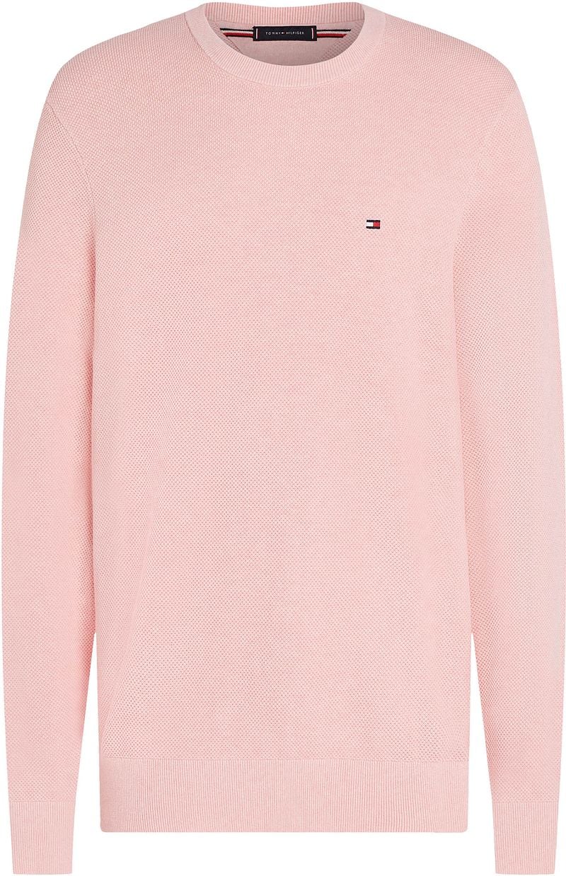 Tommy Hilfiger Structure Pullover Rosa - Größe XL günstig online kaufen