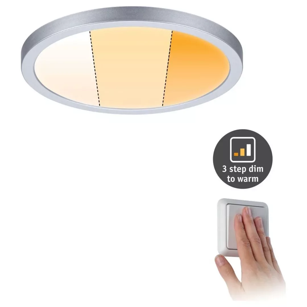 LED Deckenleuchte Areo Varifit in Chrom-matt 13W 1200lm IP44 dim to warm 17 günstig online kaufen