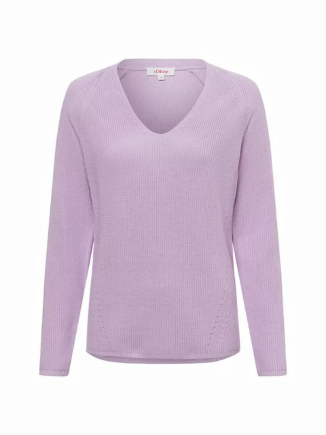 s.Oliver Strickpullover - Basic Strickpullover Damen - Pullover einfarbig-  günstig online kaufen