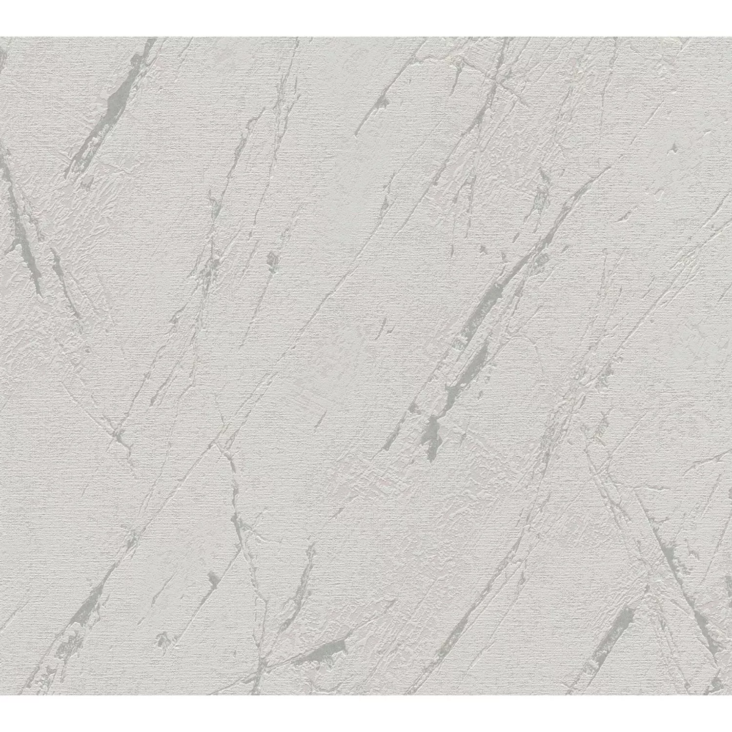 Bricoflor Tapete in Marmor Optik Elegante Vliestapete in Weiß Silber Vlies günstig online kaufen