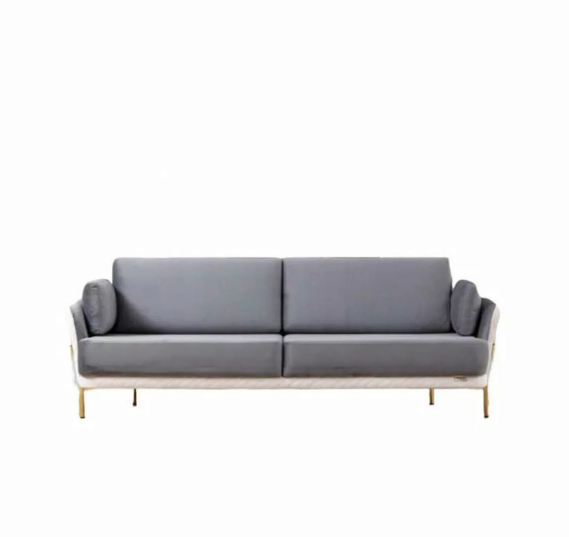 Xlmoebel Sofa Hochwertige moderne 3-Sitzer-Sofa aus Samt für das Wohnzimmer günstig online kaufen