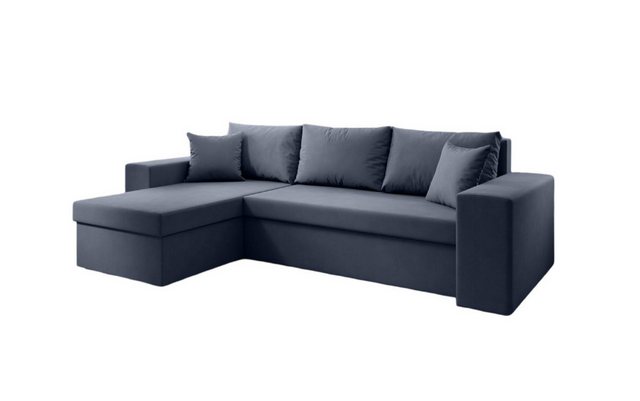 Luxusbetten24 Schlafsofa Designer Sofa Denver, mit Stauraum und Schlaffunkt günstig online kaufen