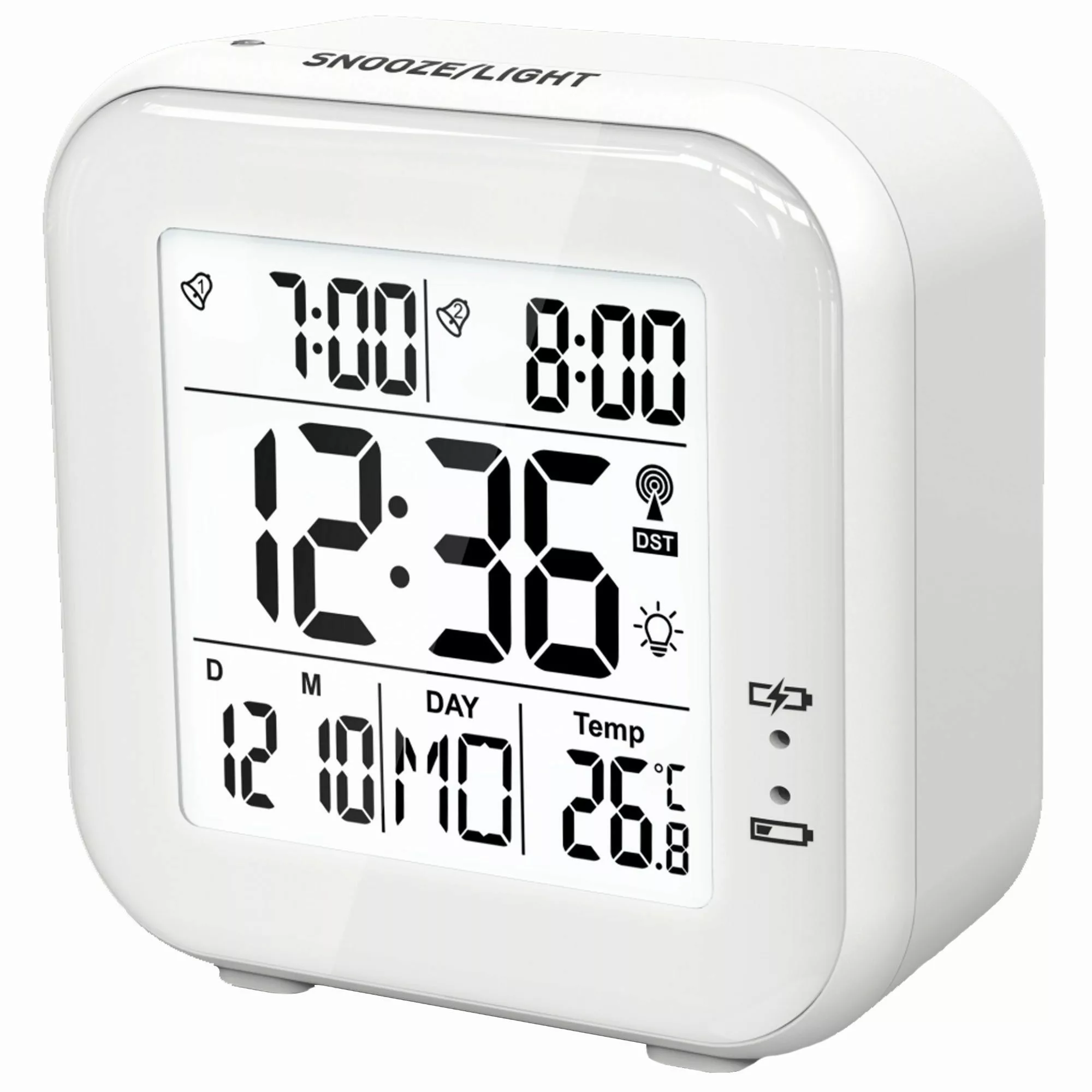 Miraval Funkwecker Premium Design-Funkwecker mit Akku günstig online kaufen