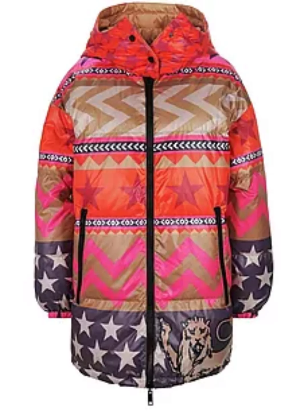 Steppjacke Stehkragen ONE4me pink günstig online kaufen