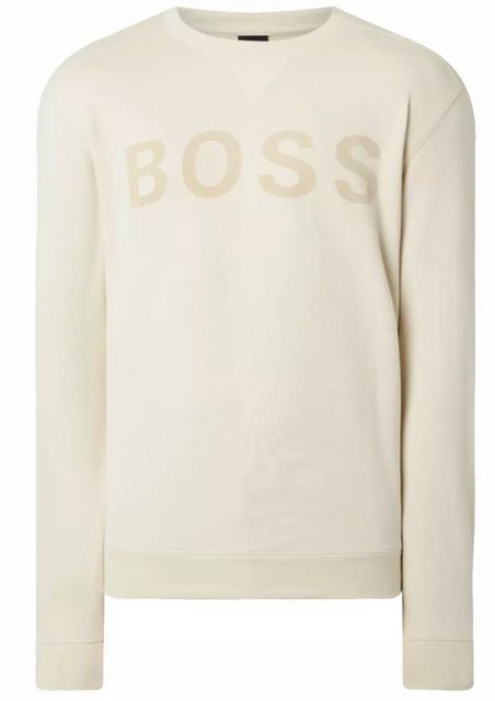 BOSS Sweatshirt Weefast Sweater Ein flockiertes BOSS-Logo, leichten French- günstig online kaufen