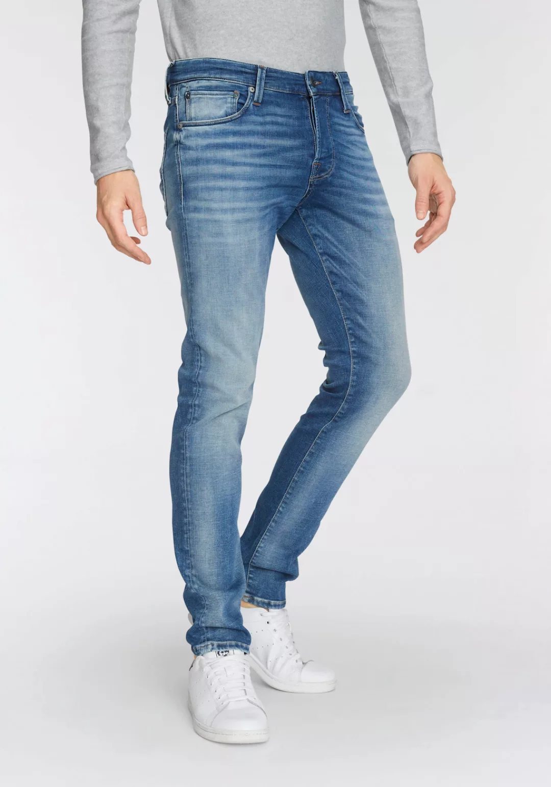 Jack & Jones Herren Jeans JJIGLENN JJICON JJ 357 50SPS - Slim Fit - Blau - günstig online kaufen