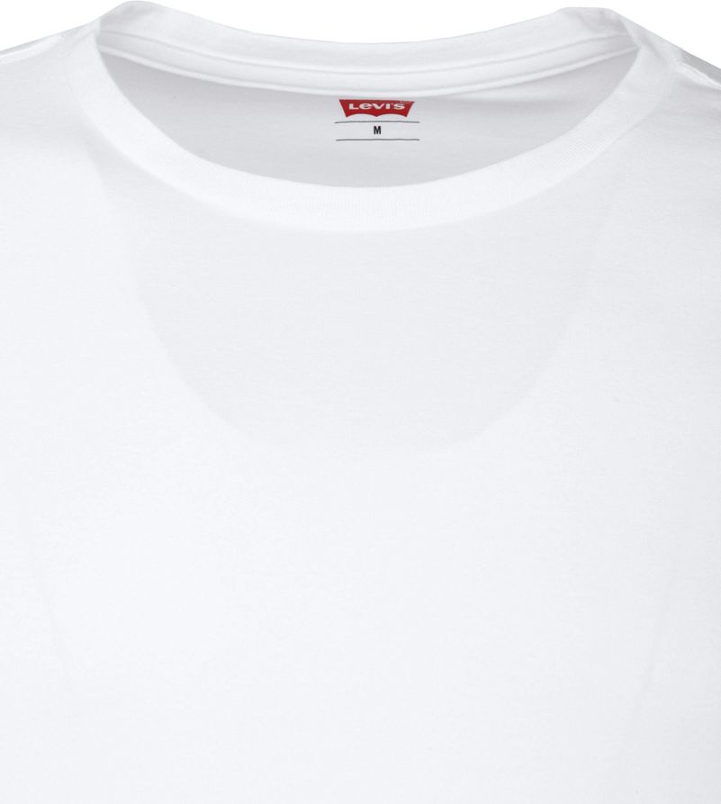Levi's T-Shirt Rundhals Weiß 2-Pack - Größe XL günstig online kaufen