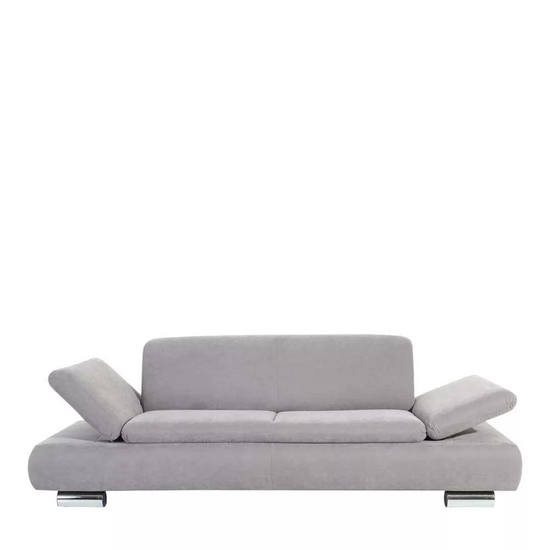 Sofa mit Fußgestell aus Metall 221 cm breit günstig online kaufen