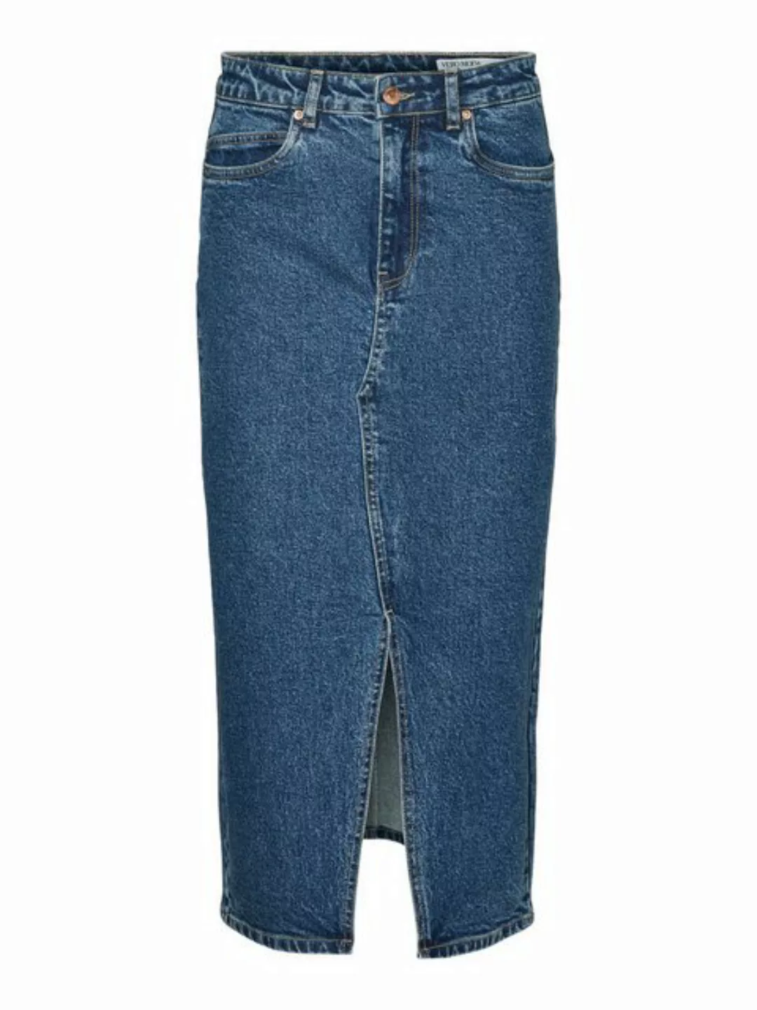 Vero Moda Maxirock VMVERI HR CALF DENIM SKIRT GA NOOS günstig online kaufen