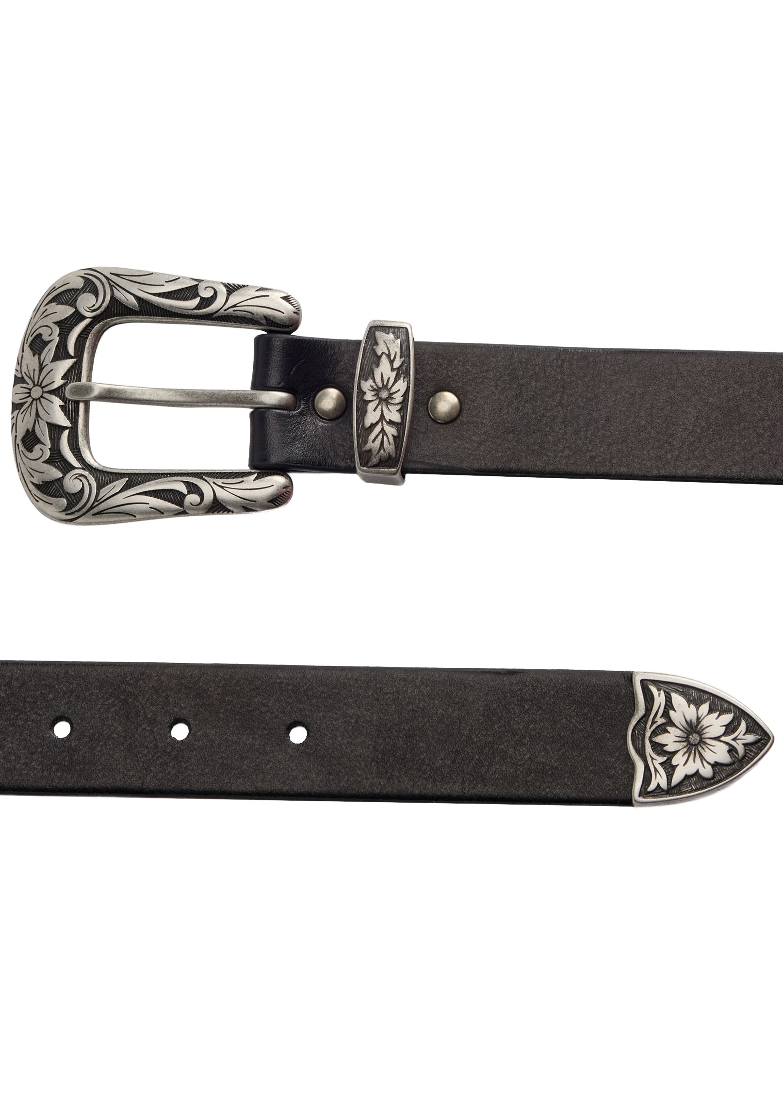 Levis Ledergürtel "GO WEST BELT", mit Blumenrelief günstig online kaufen