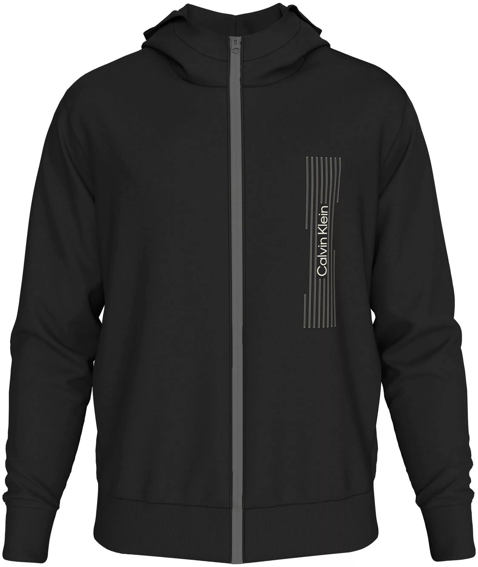 Calvin Klein Sweatshirt HORIZONTAL LOGO ZIP THRU HOODIE mit Logoschriftzug günstig online kaufen