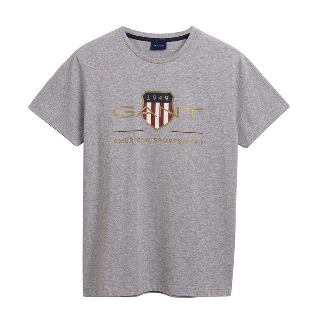 Gant T-Shirt Herren T-Shirt - D2. ARCHIVE SHIELD, Rundhals, (Packung, 1er P günstig online kaufen