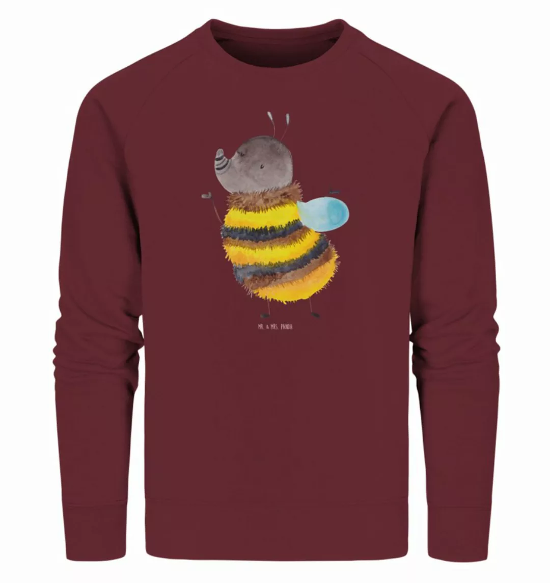 Mr. & Mrs. Panda Longpullover Größe M Hummel flauschig - Burgundy - Geschen günstig online kaufen