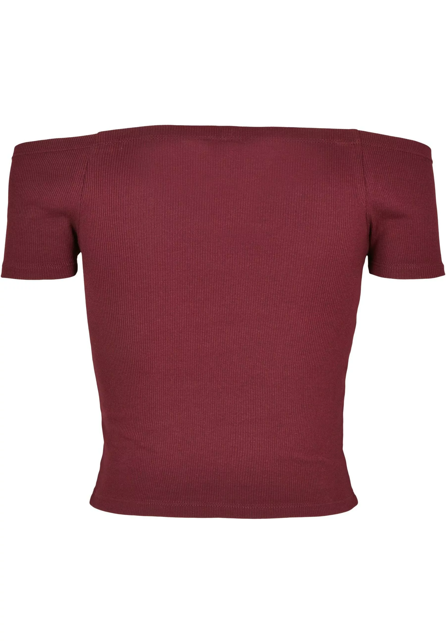 URBAN CLASSICS T-Shirt "Urban Classics Damen Ladies Off Shoulder Rib Tee" günstig online kaufen