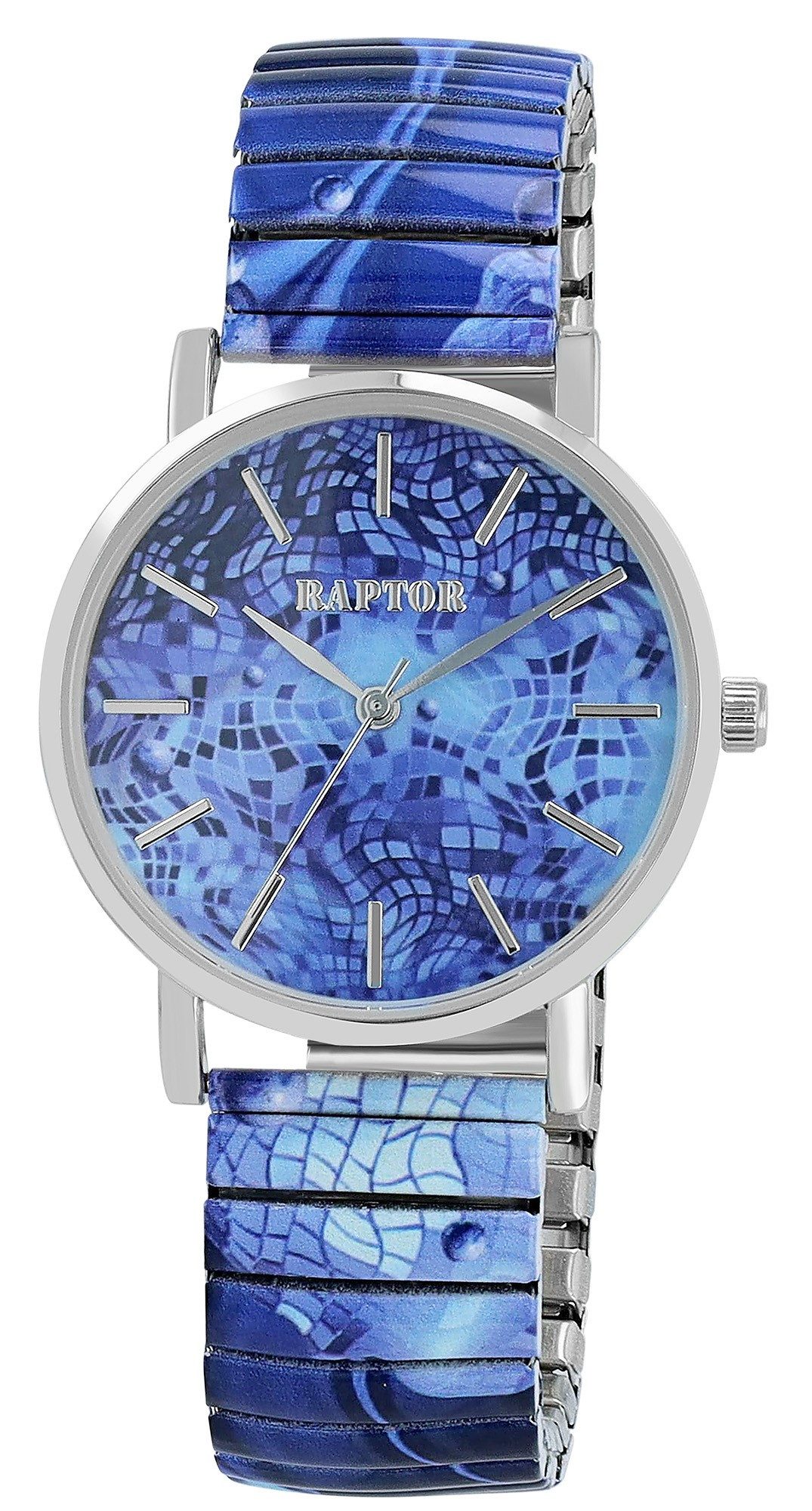 Raptor Quarzuhr Colorful Edition mit Edelstahlzugarmband, günstig online kaufen