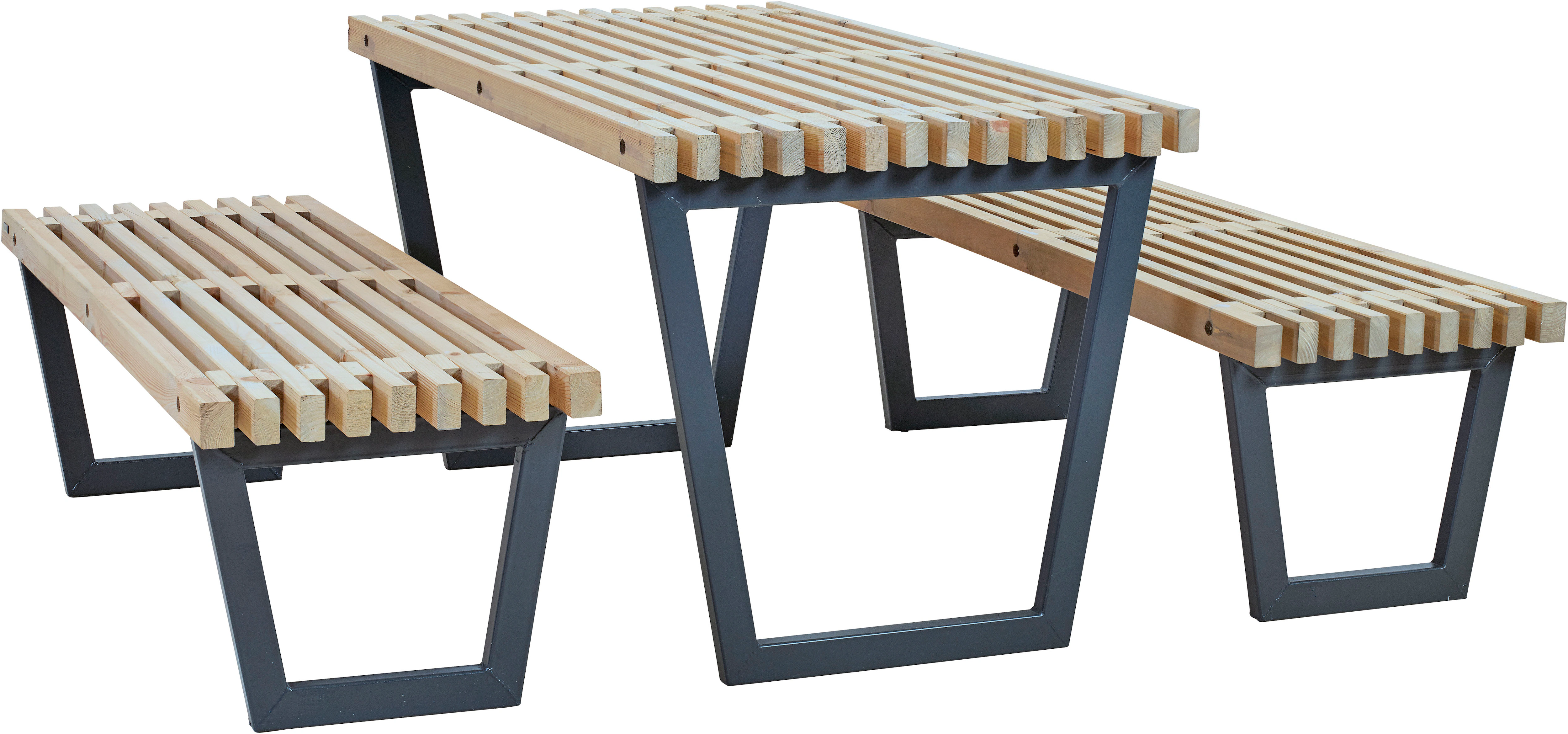 PLUS Gartenlounge-Set ""Siesta" Möbelset", (3 tlg.), bestehend aus: Tisch u günstig online kaufen