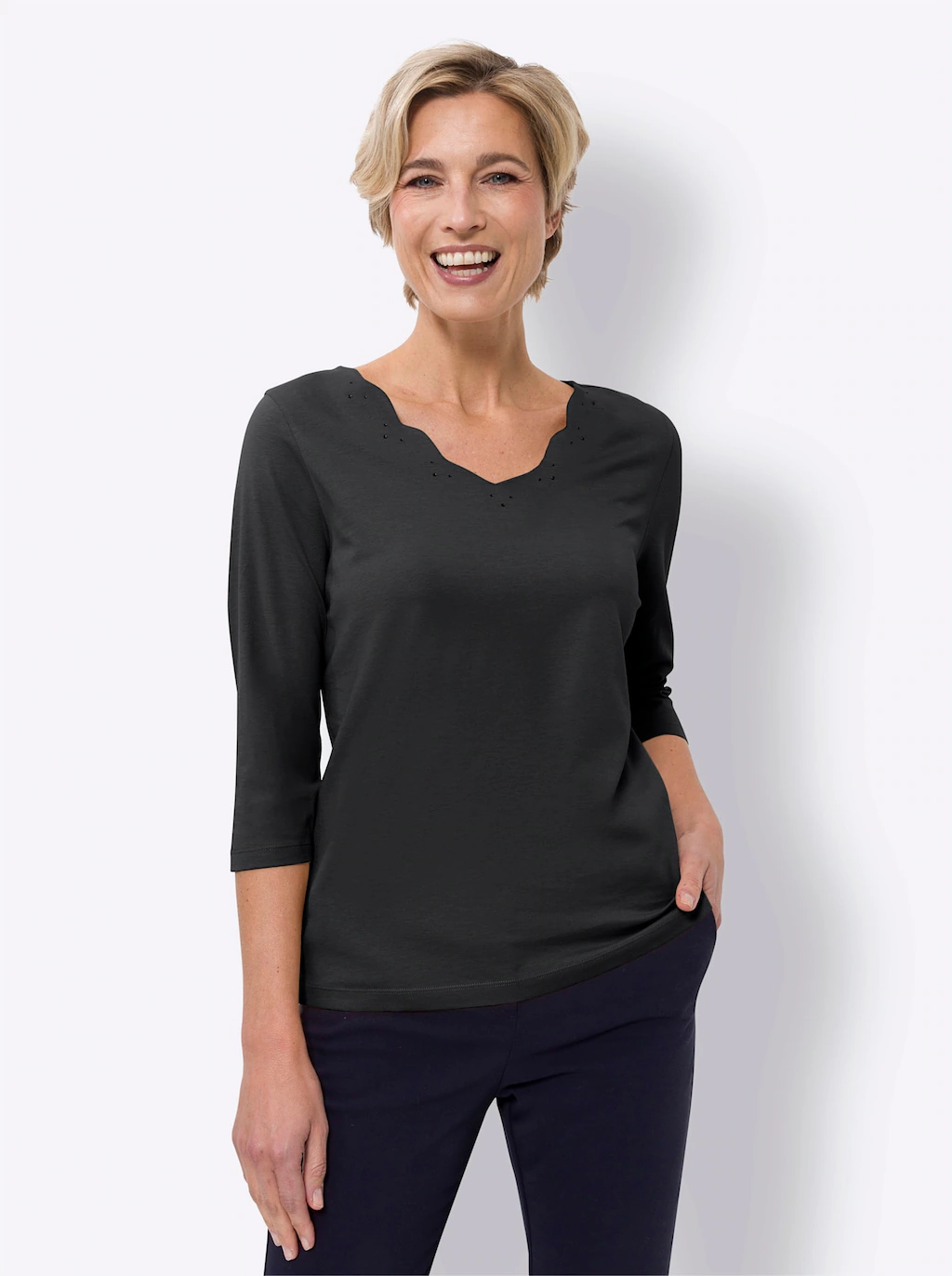 Classic Basics 3/4-Arm-Shirt "Shirt" günstig online kaufen