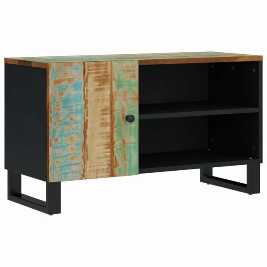 Vidaxl Tv-schrank 80x33x46 Cm Altholz Massiv & Holzwerkstoff günstig online kaufen