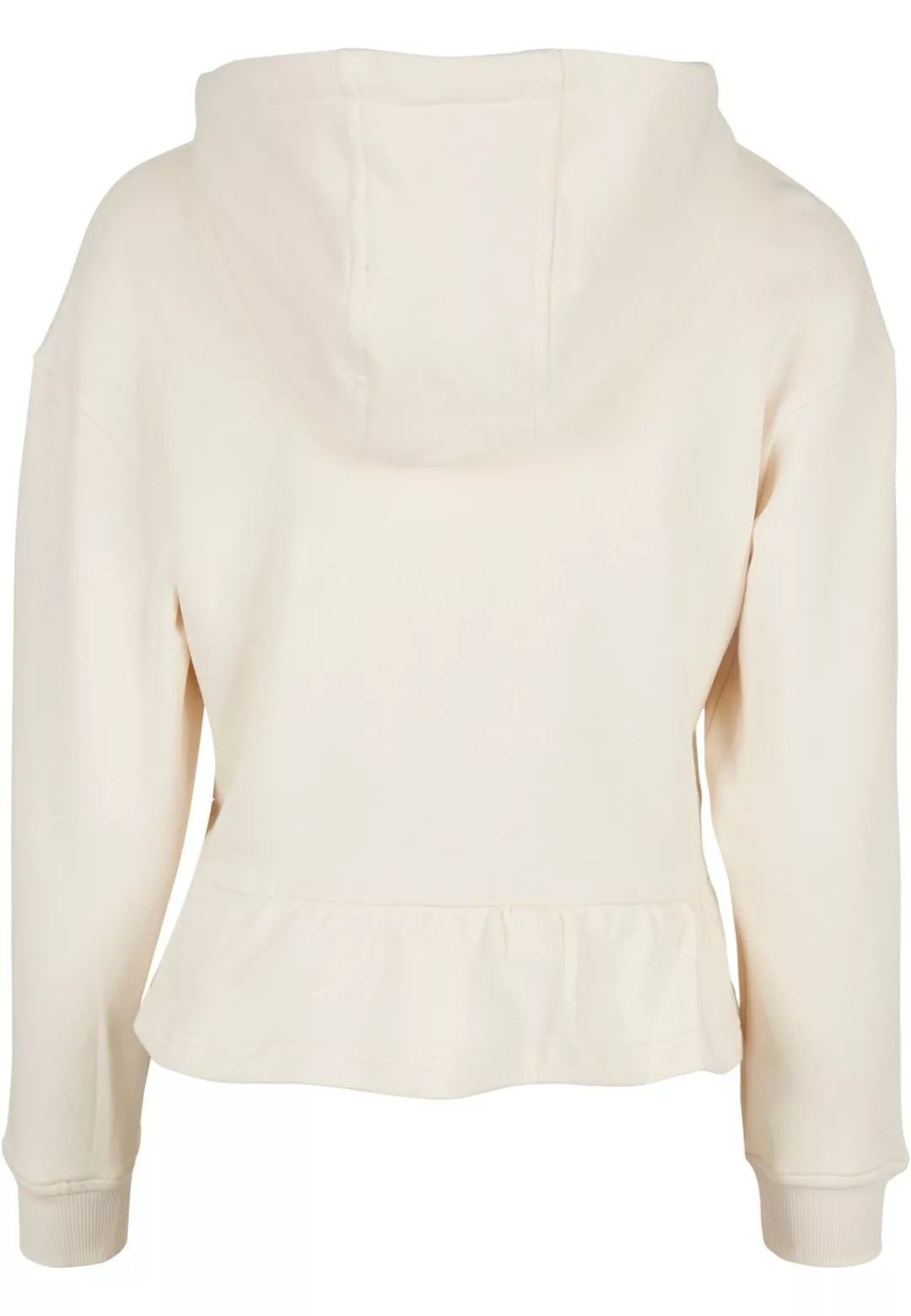 URBAN CLASSICS Kapuzenpullover "Urban Classics Damen Ladies Organic Volants günstig online kaufen