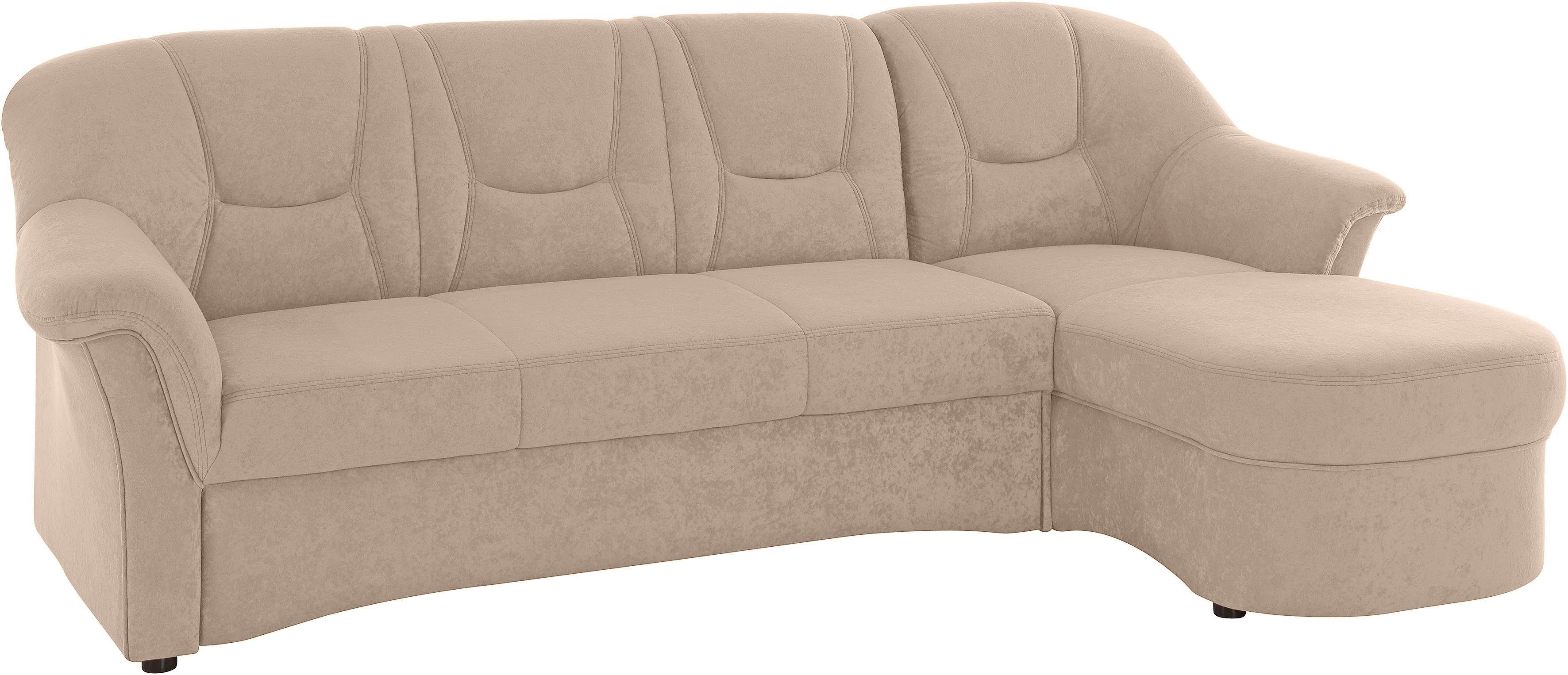 DOMO collection Ecksofa "Sarafina zeitlos und komfortabel, optional mit Fed günstig online kaufen