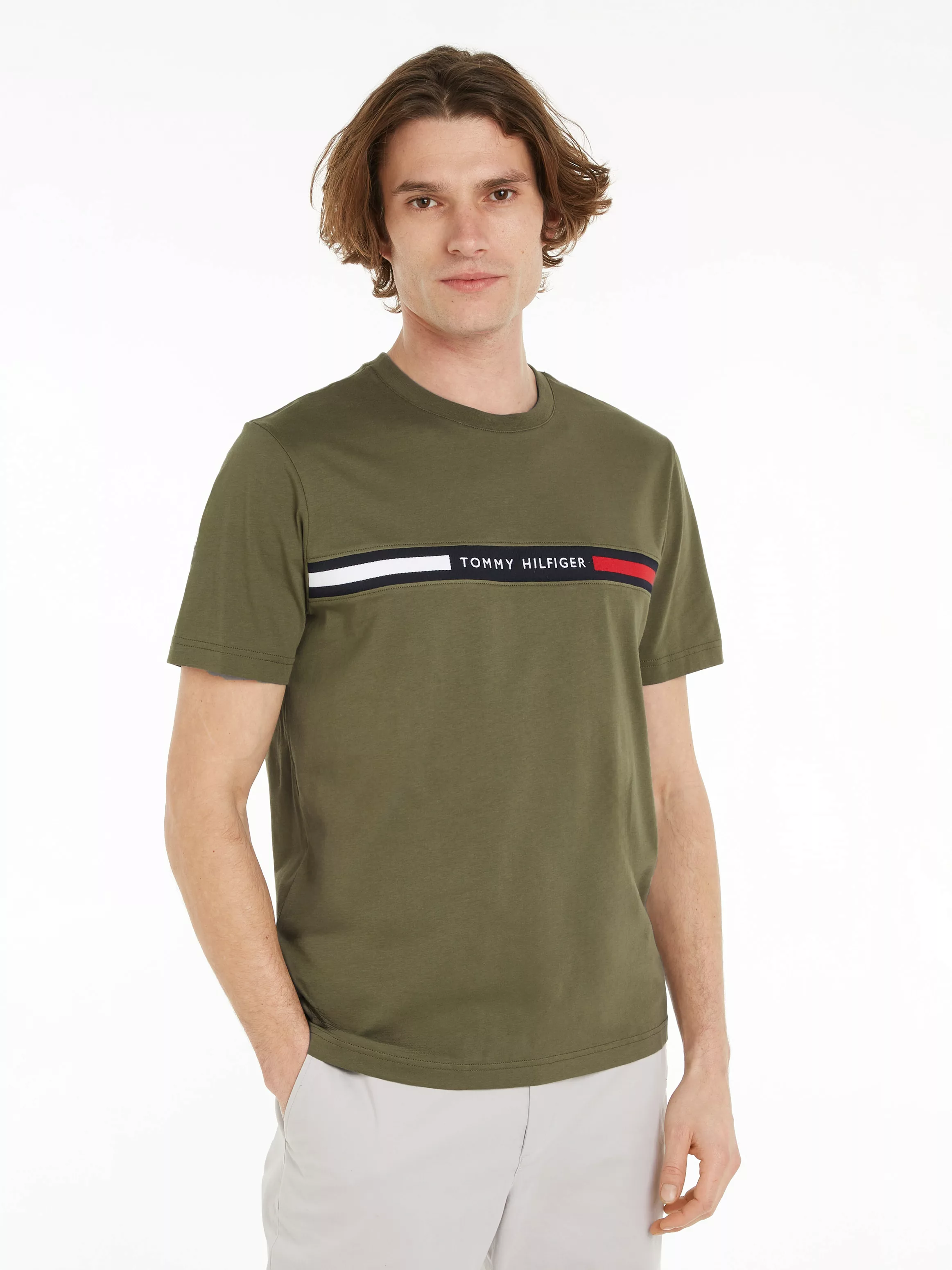 Tommy Hilfiger T-Shirt HILFIGER CHEST INSERT TEE günstig online kaufen