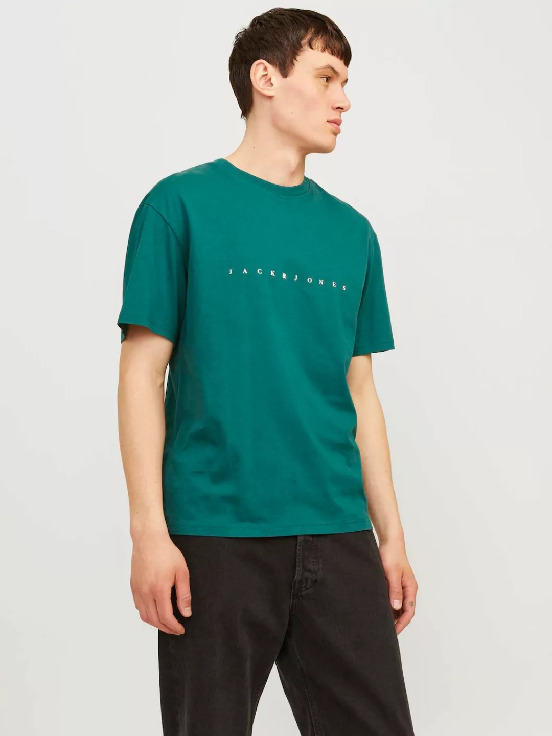 Jack & Jones PlusSize Rundhalsshirt JJESTAR JJ TEE SS NOOS PLS mit Logo Sch günstig online kaufen