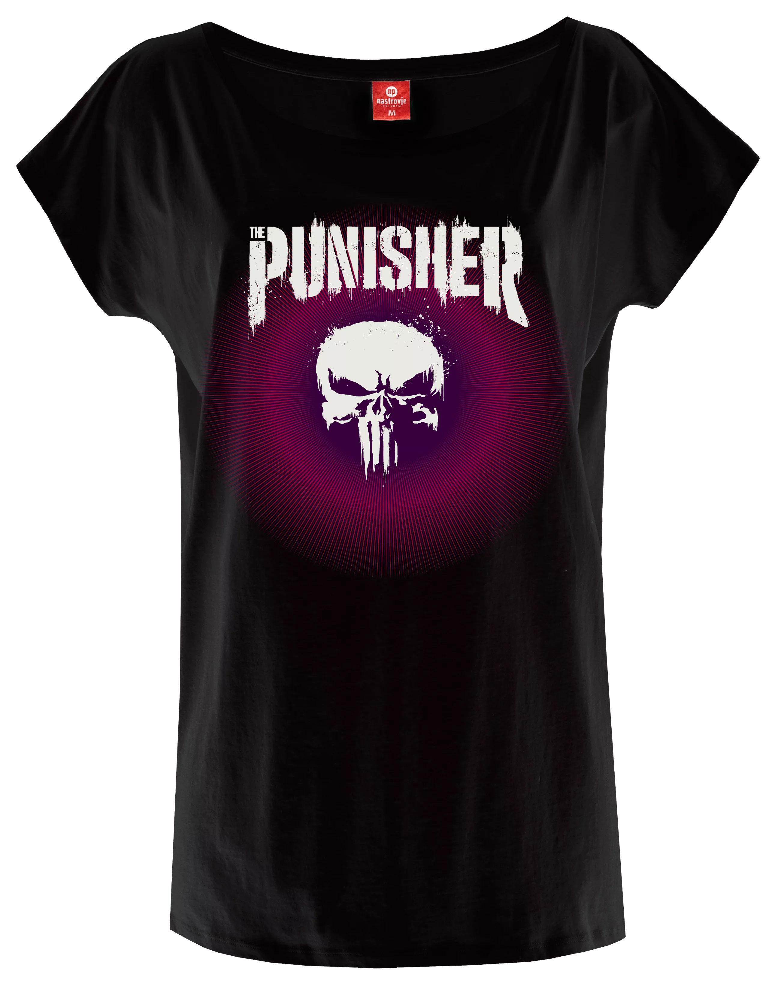 The Punisher Psychedelic Warface Damen Loose-Shirt schwarz günstig online kaufen