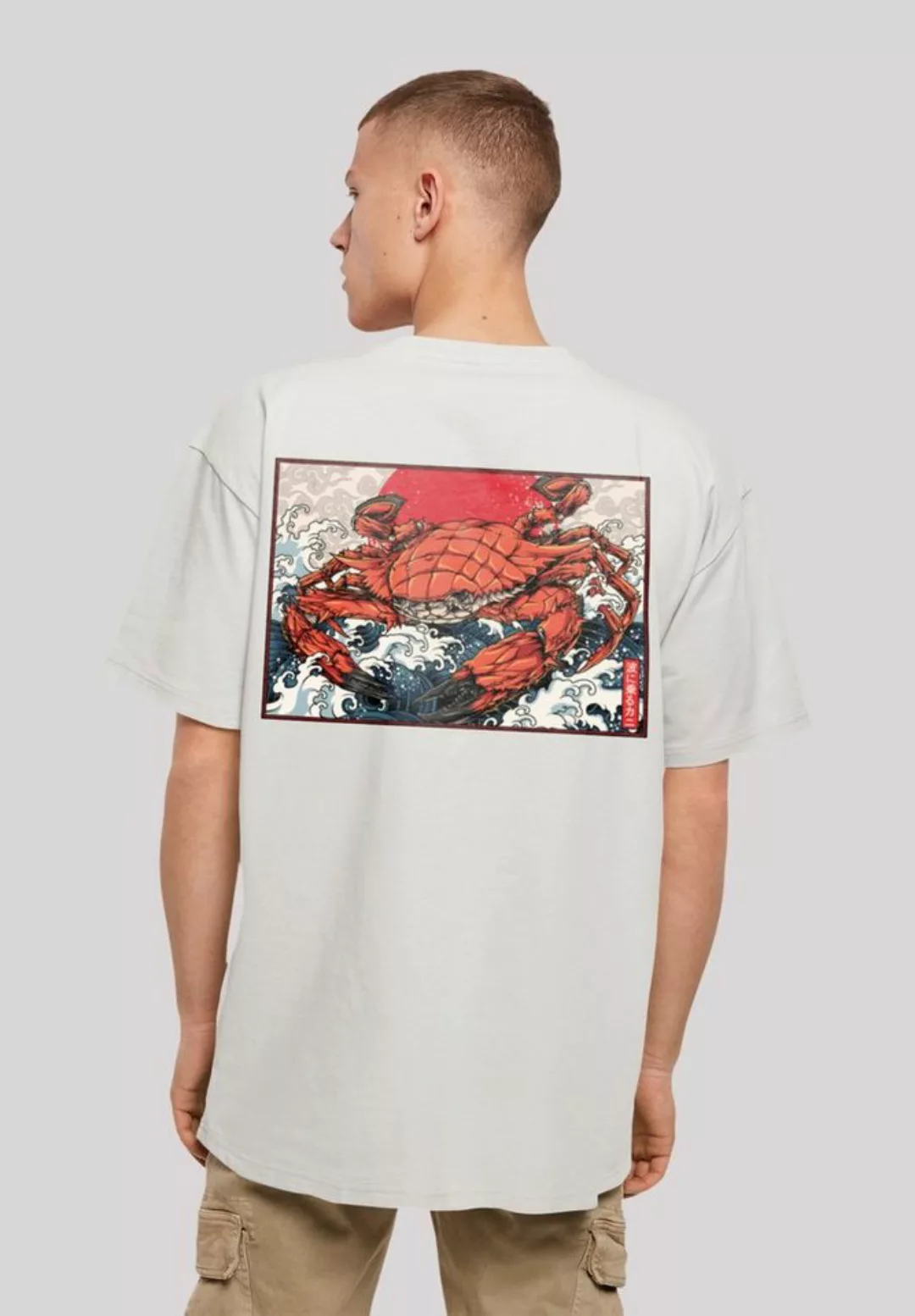 F4NT4STIC T-Shirt "Crab Kanji Japan", Print günstig online kaufen