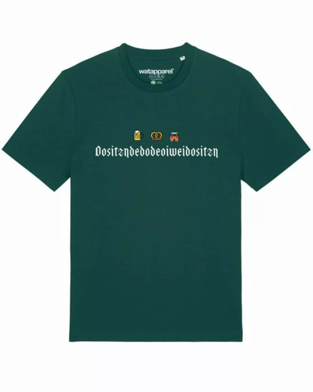 wat? Apparel Print-Shirt Dositzndedodeoiweidositzn (1-tlg) günstig online kaufen