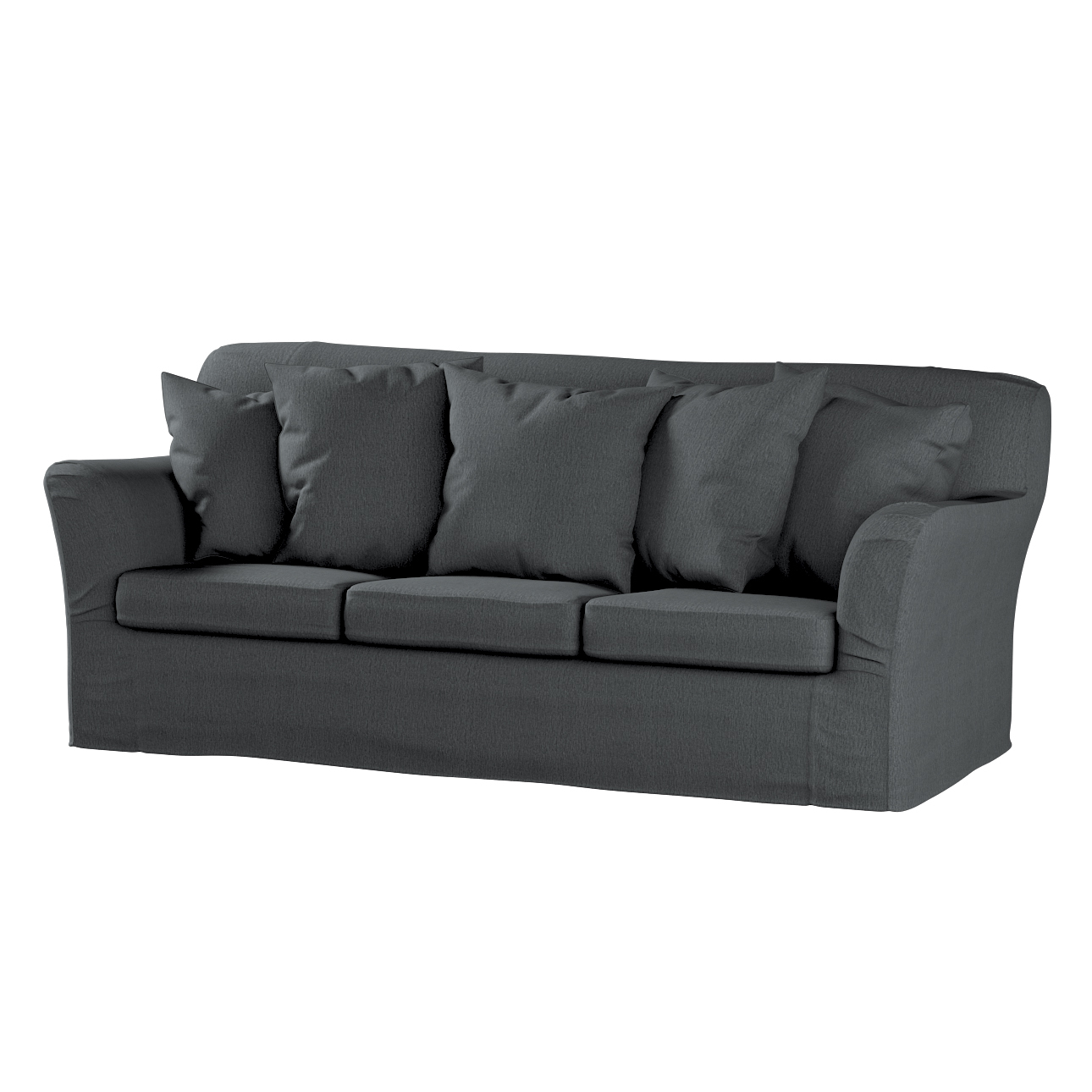 Bezug für Tomelilla 3-Sitzer Sofa nicht ausklappbar, stahlgrau, Sofahusse, günstig online kaufen