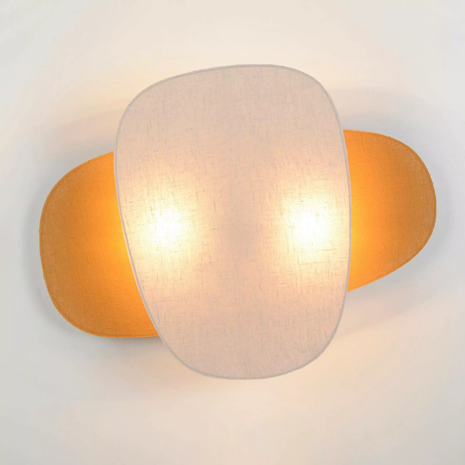 MARKET SET Wandlampe Screen 70's, 76 cm, birke/curry, Textil günstig online kaufen