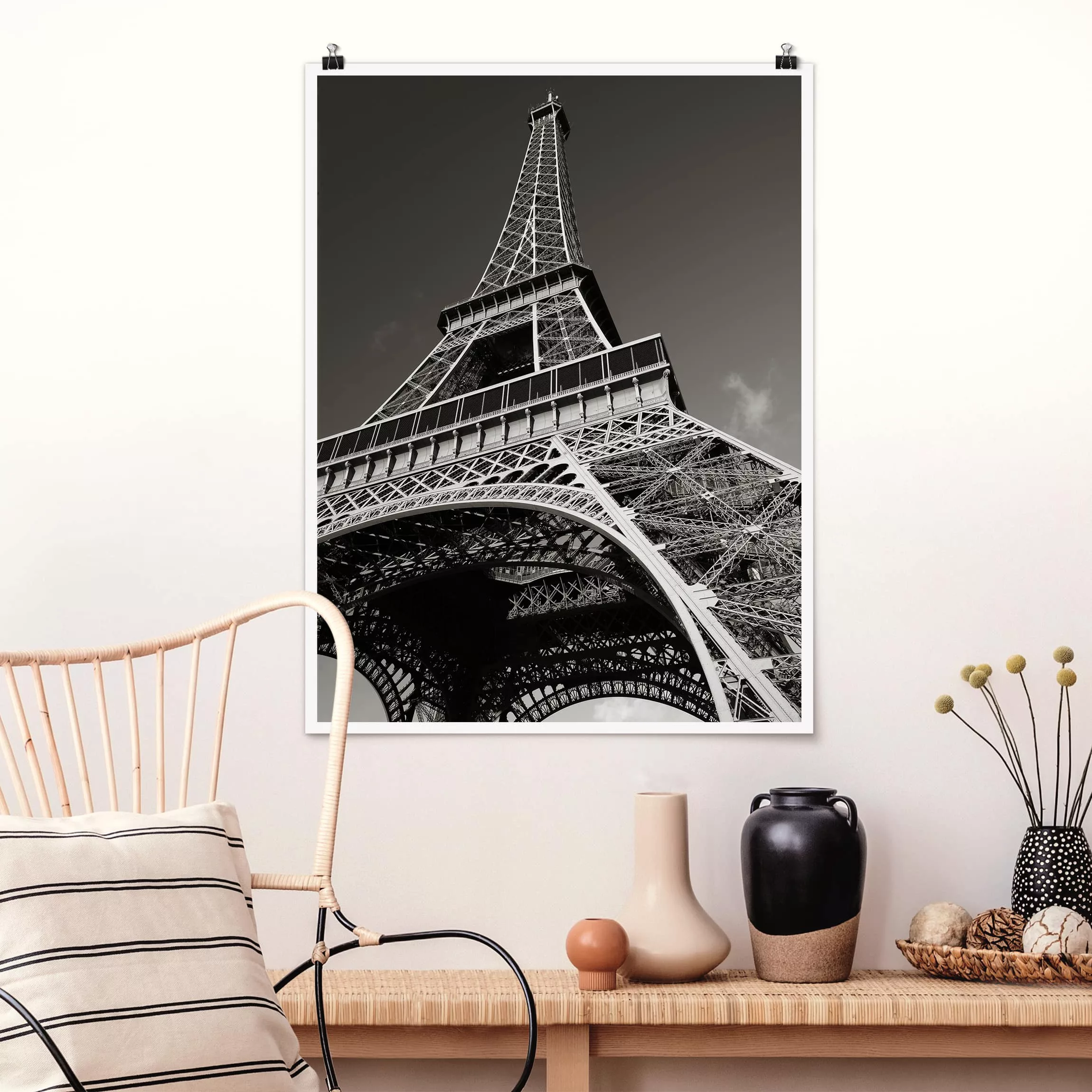 Poster Architektur & Skyline - Hochformat Eiffelturm günstig online kaufen