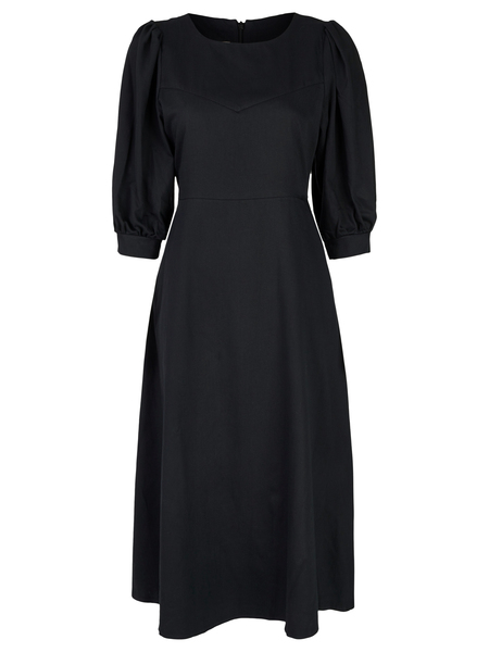 Midi Kleid Aus Bio-baumwolle - Confident Dress günstig online kaufen