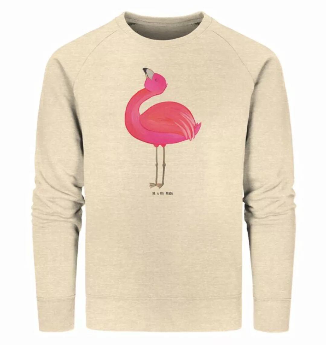 Mr. & Mrs. Panda Longpullover Größe XS Flamingo Stolz - Natural Raw - Gesch günstig online kaufen