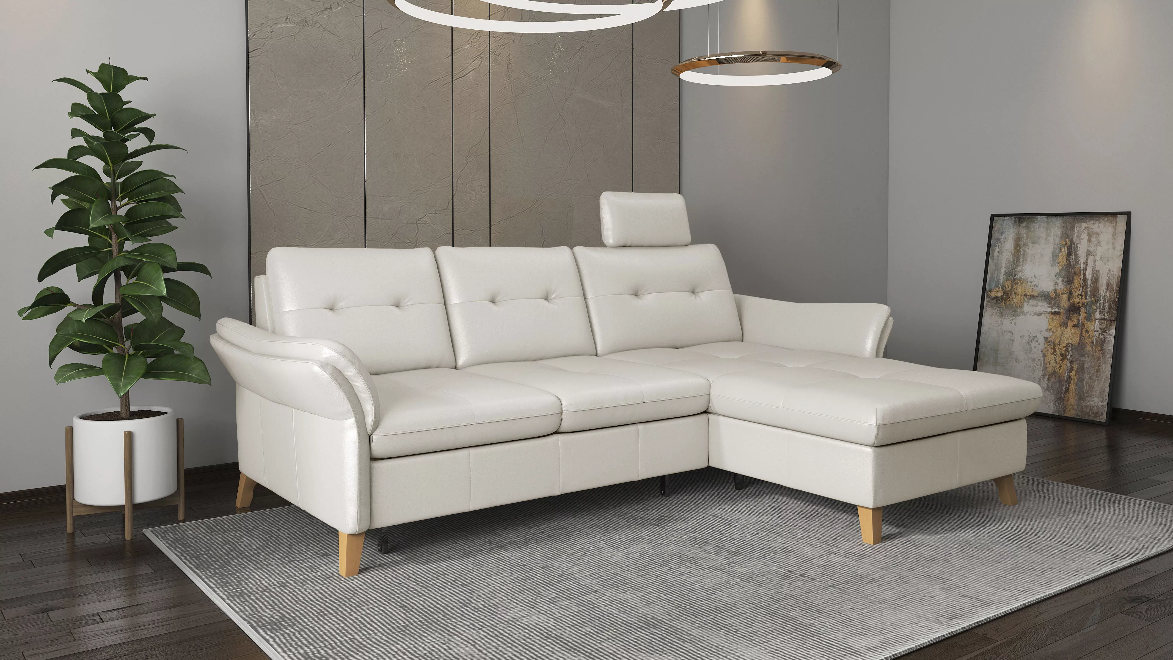 sit&more Ecksofa "Göteborg", Sitztiefenverstellung und Federkern, wahlweise günstig online kaufen