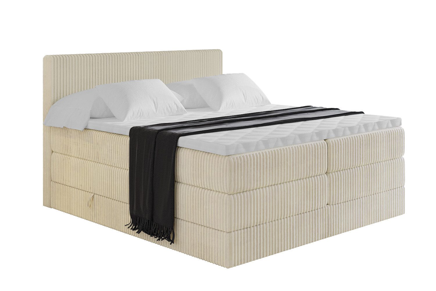 ALTDECOR Boxspringbett TOLO KING (Multipocket-Matratze H4, günstig online kaufen