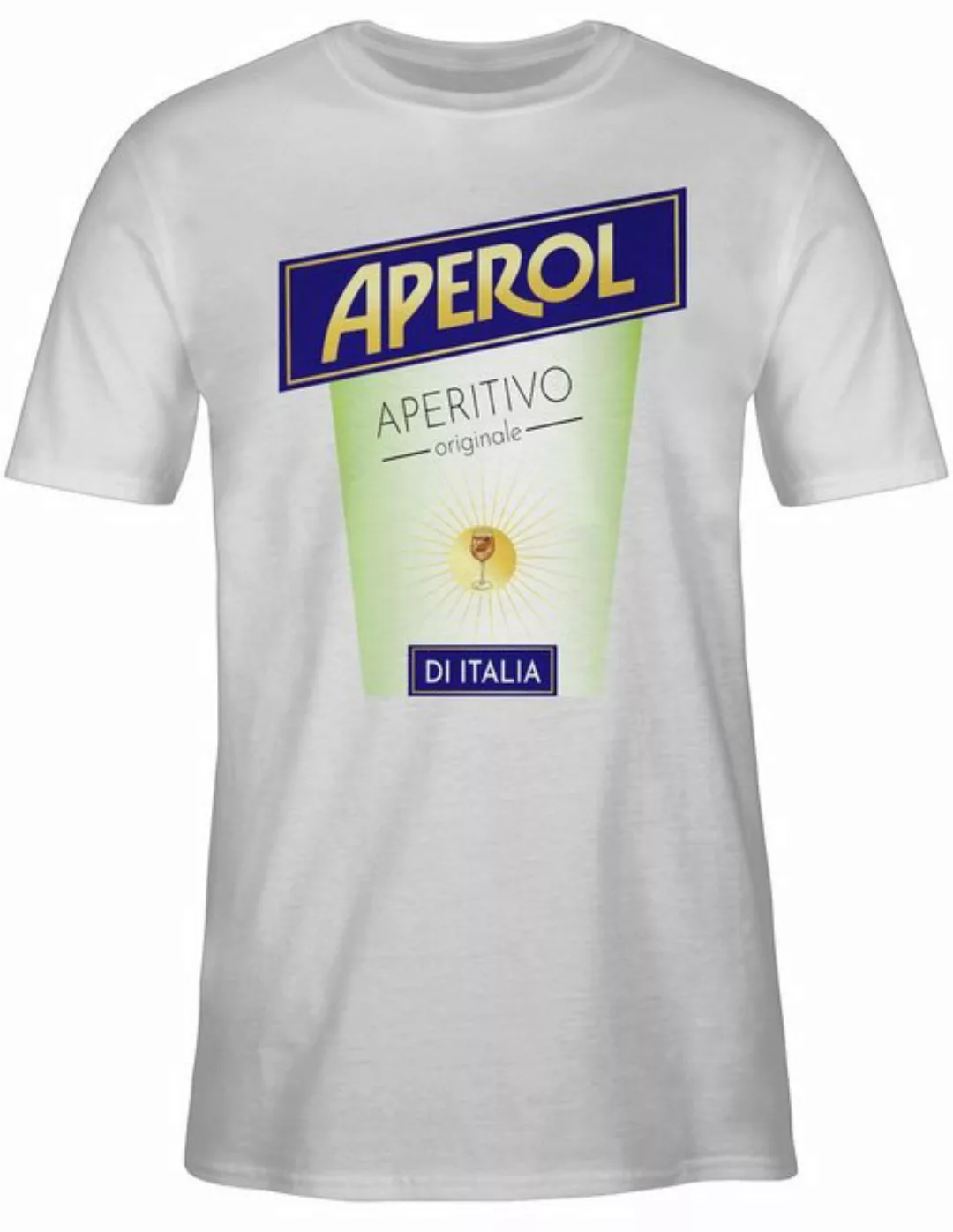 Shirtracer T-Shirt Aperol Kostüm Flaschen Verkleidung Karneval & Fasching günstig online kaufen