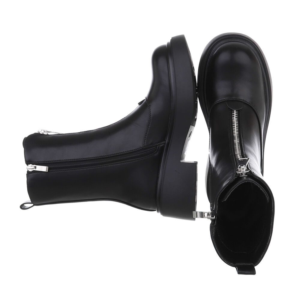 Ital-Design Damen Freizeit Plateaustiefelette (87451920) Blockabsatz günstig online kaufen