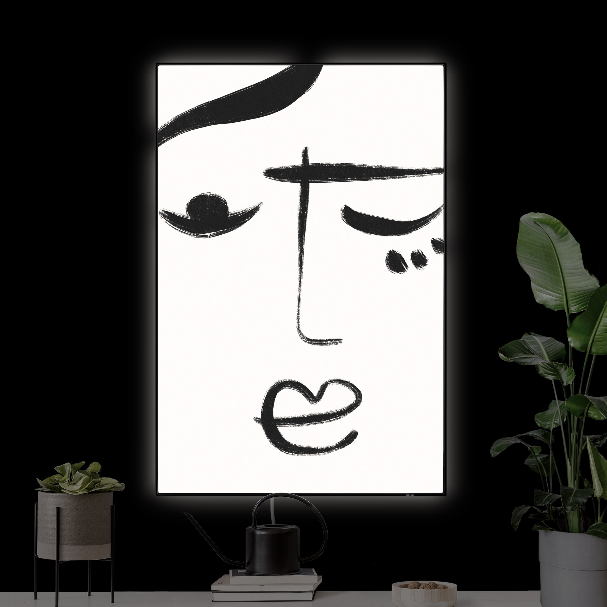 LED-Wechselbild Alina Buffiere Illustration - Der Blick günstig online kaufen