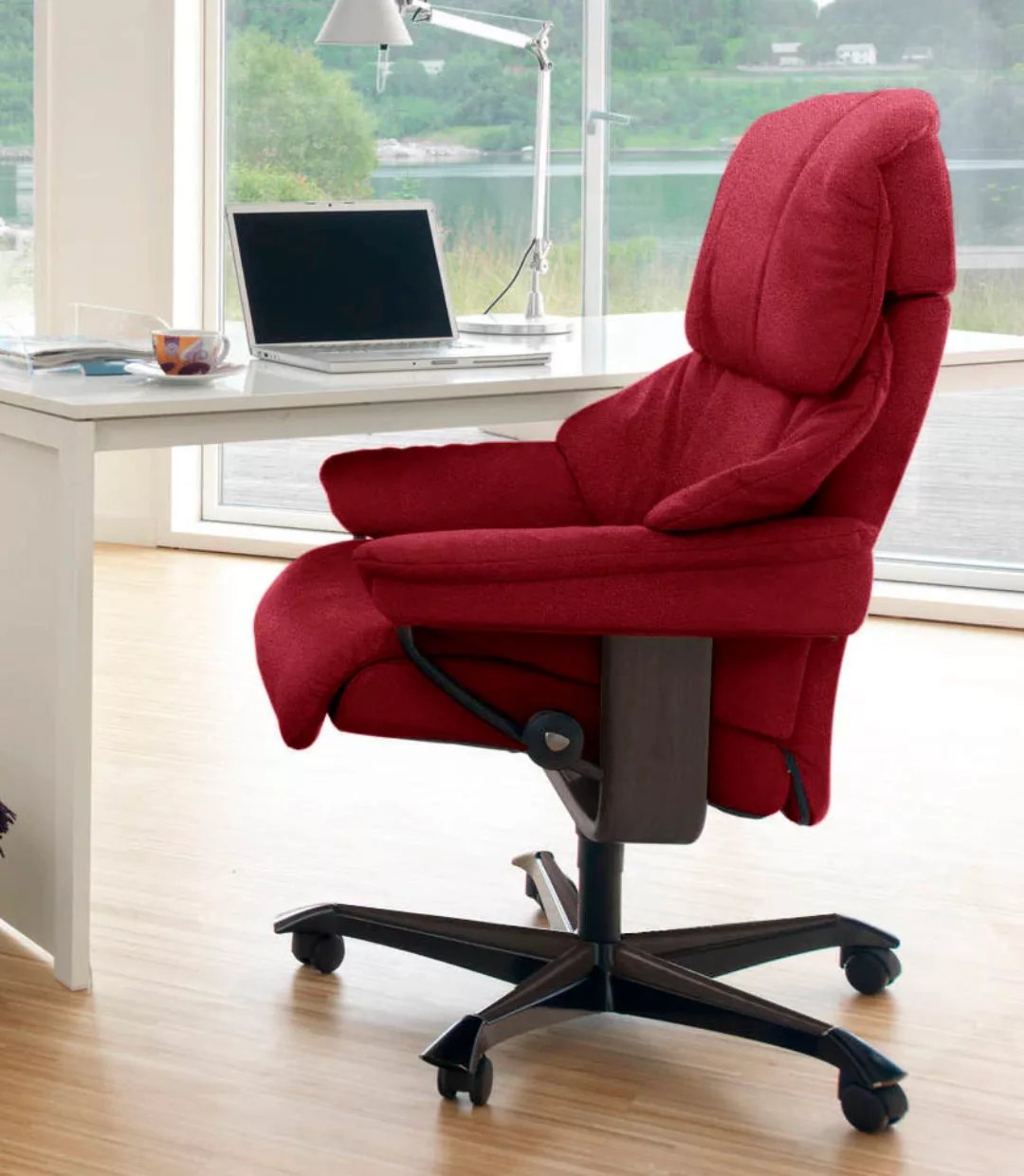 Stressless Relaxsessel "Reno", mit Home Office Base, Größe M, Gestell Wenge günstig online kaufen