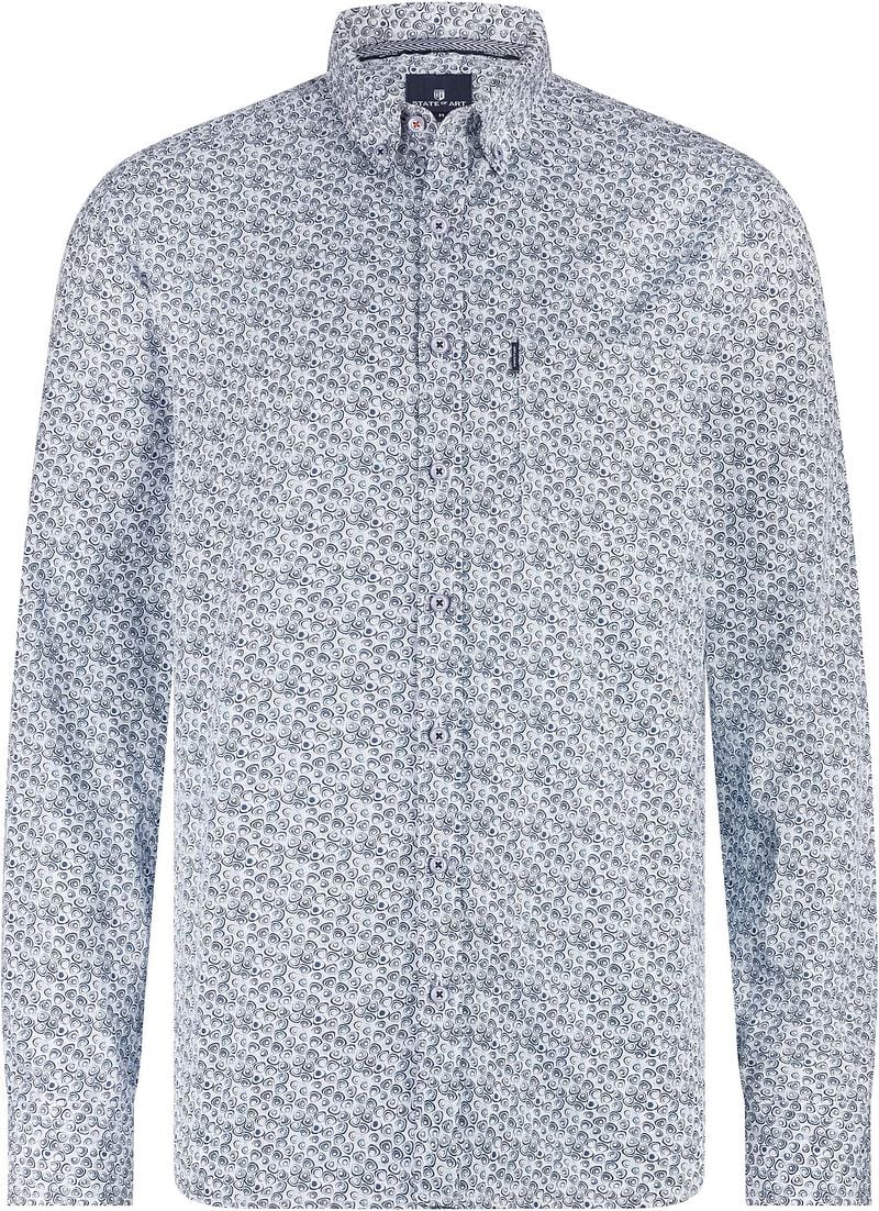 State Of Art Hemd Poplin Shell Blau - Größe 3XL günstig online kaufen