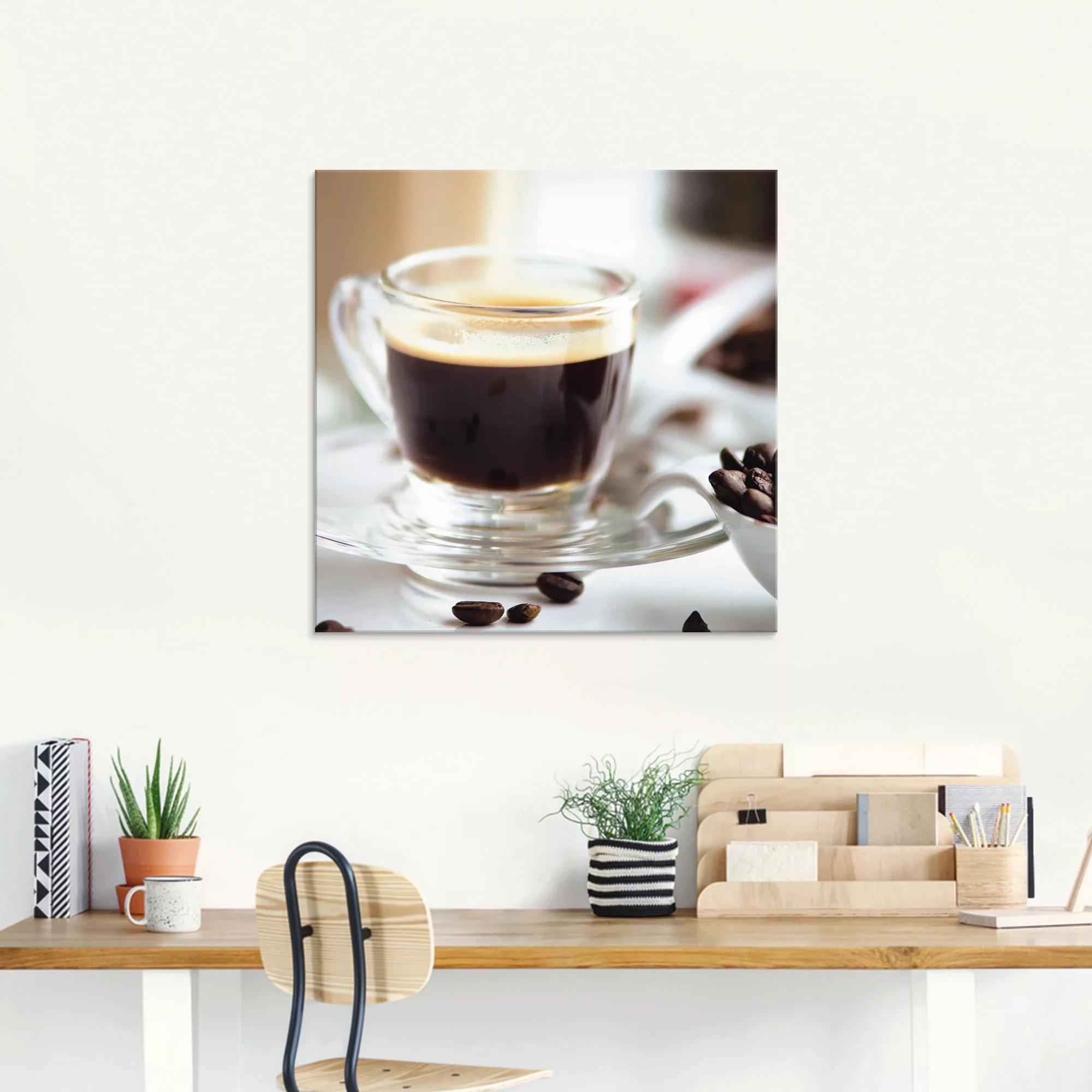 Artland Glasbild "Frischer Espresso Genuss", Getränke, (1 St.), in verschie günstig online kaufen