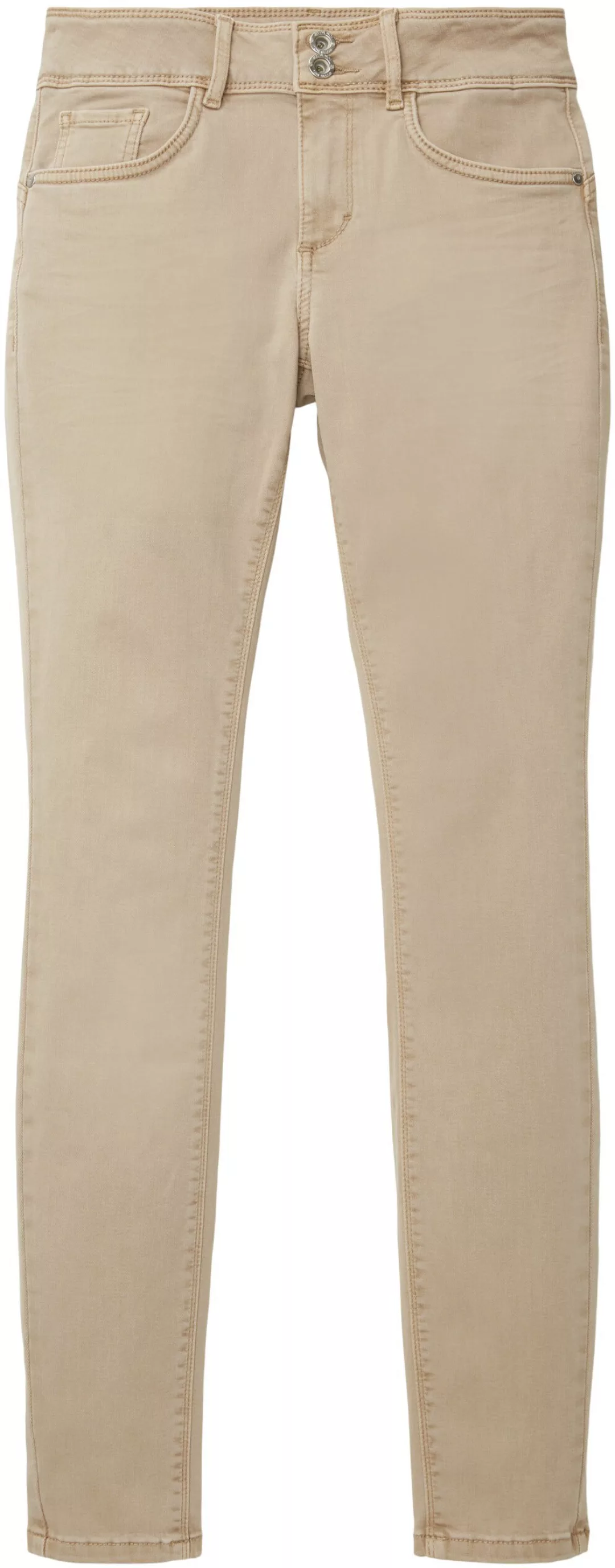 TOM TAILOR Skinny-fit-Jeans "Alexa Skinny", mit Doppelknopf-Verschluss günstig online kaufen
