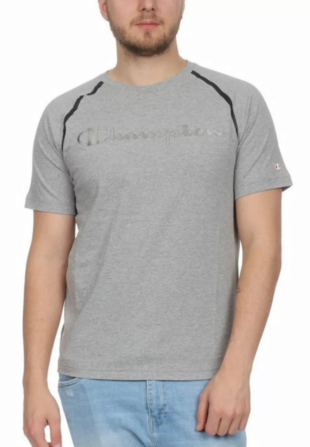 Champion T-Shirt Champion T-Shirt Herren 213197 S19 EM006 OXGM Grau günstig online kaufen