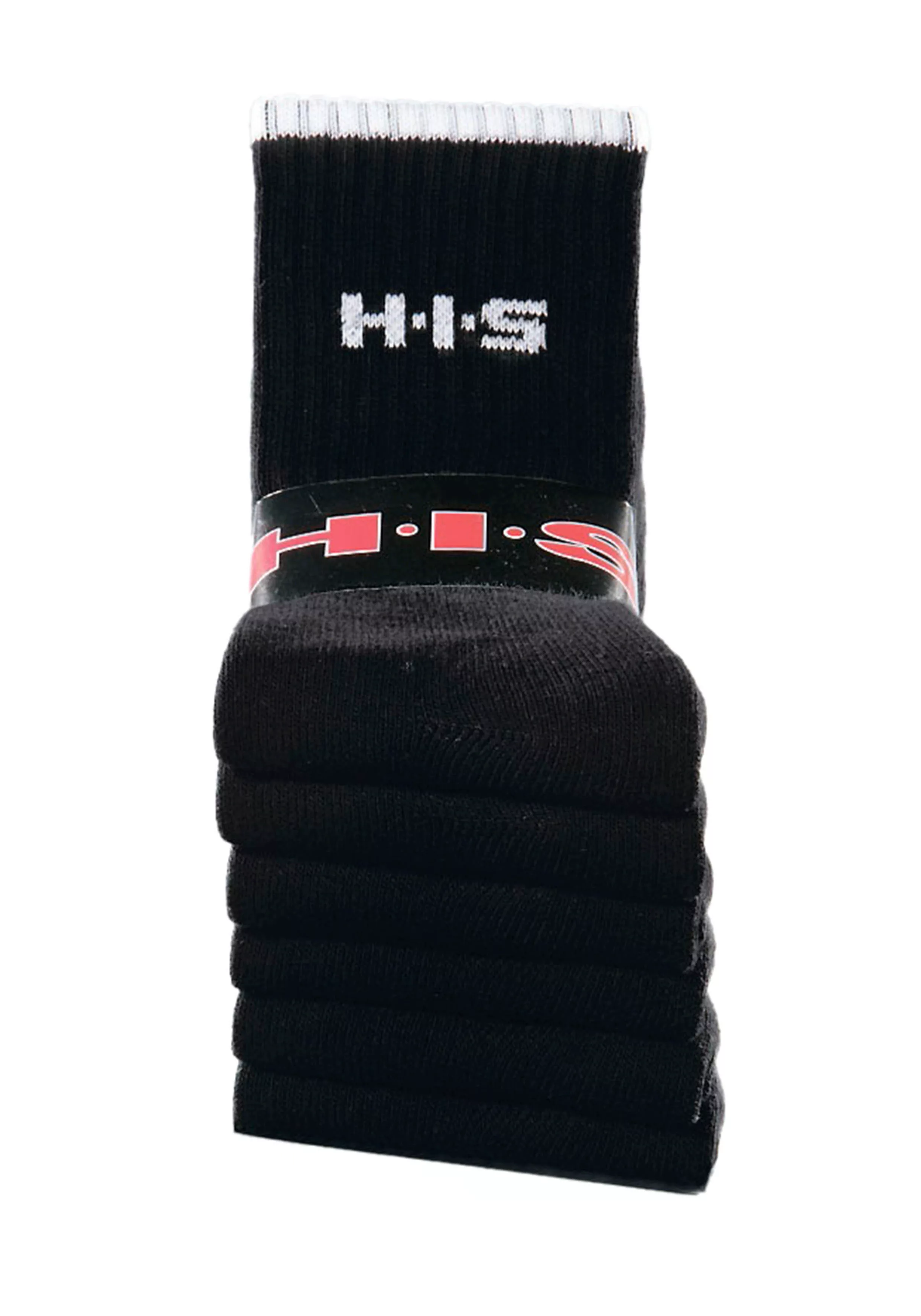 H.I.S Sportsocken, (Packung, 6 Paar), mit Frottee & verstärkten Belastungsz günstig online kaufen