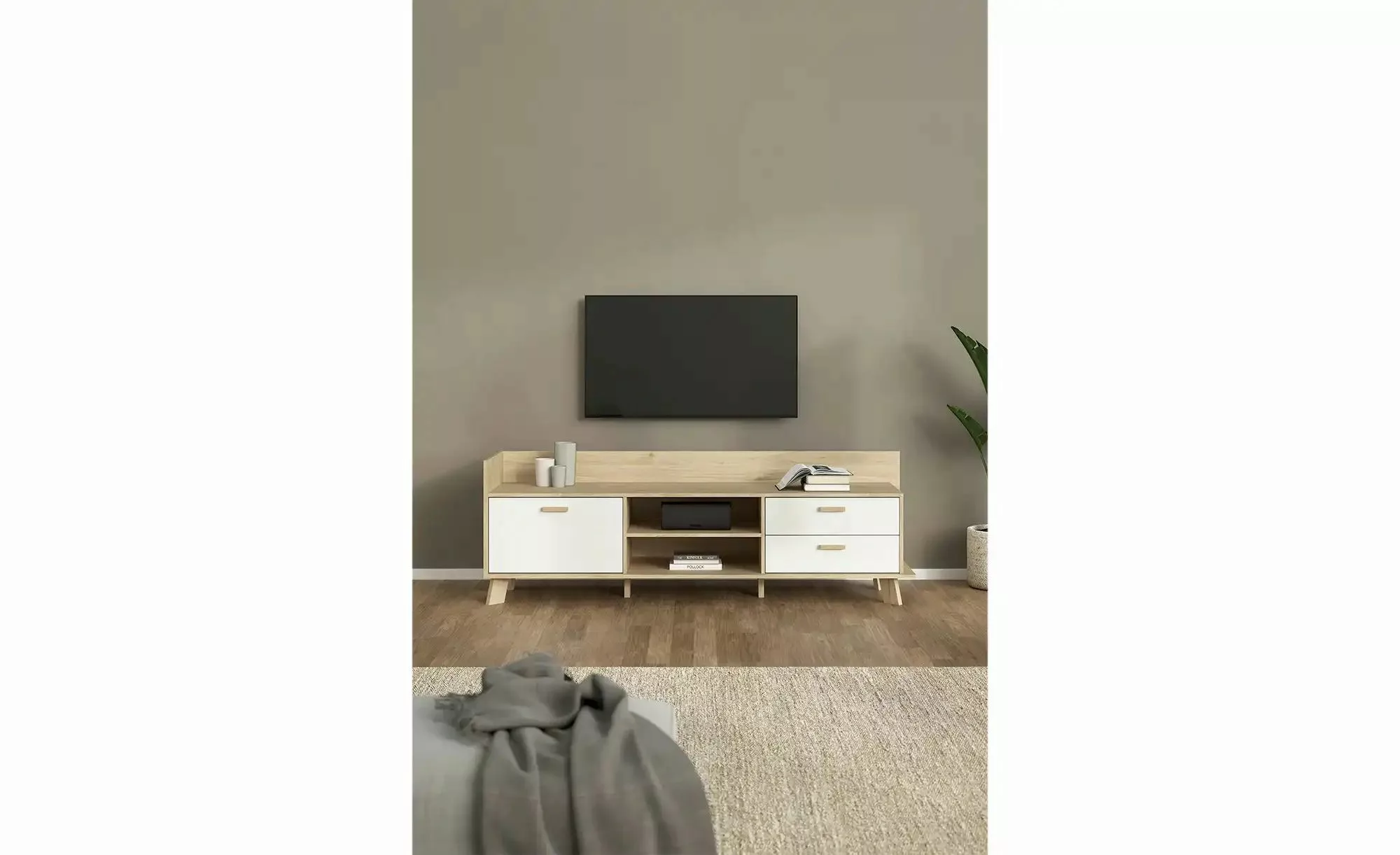 andas TV-Schrank "Ikast TV-Möbel, Sideboard, TV-Unit, Fernsehschrank, TV-El günstig online kaufen