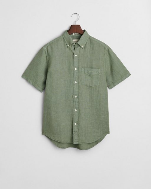 Gant Blusenshirt REG GMNT DYED LINEN SS SHIRT günstig online kaufen