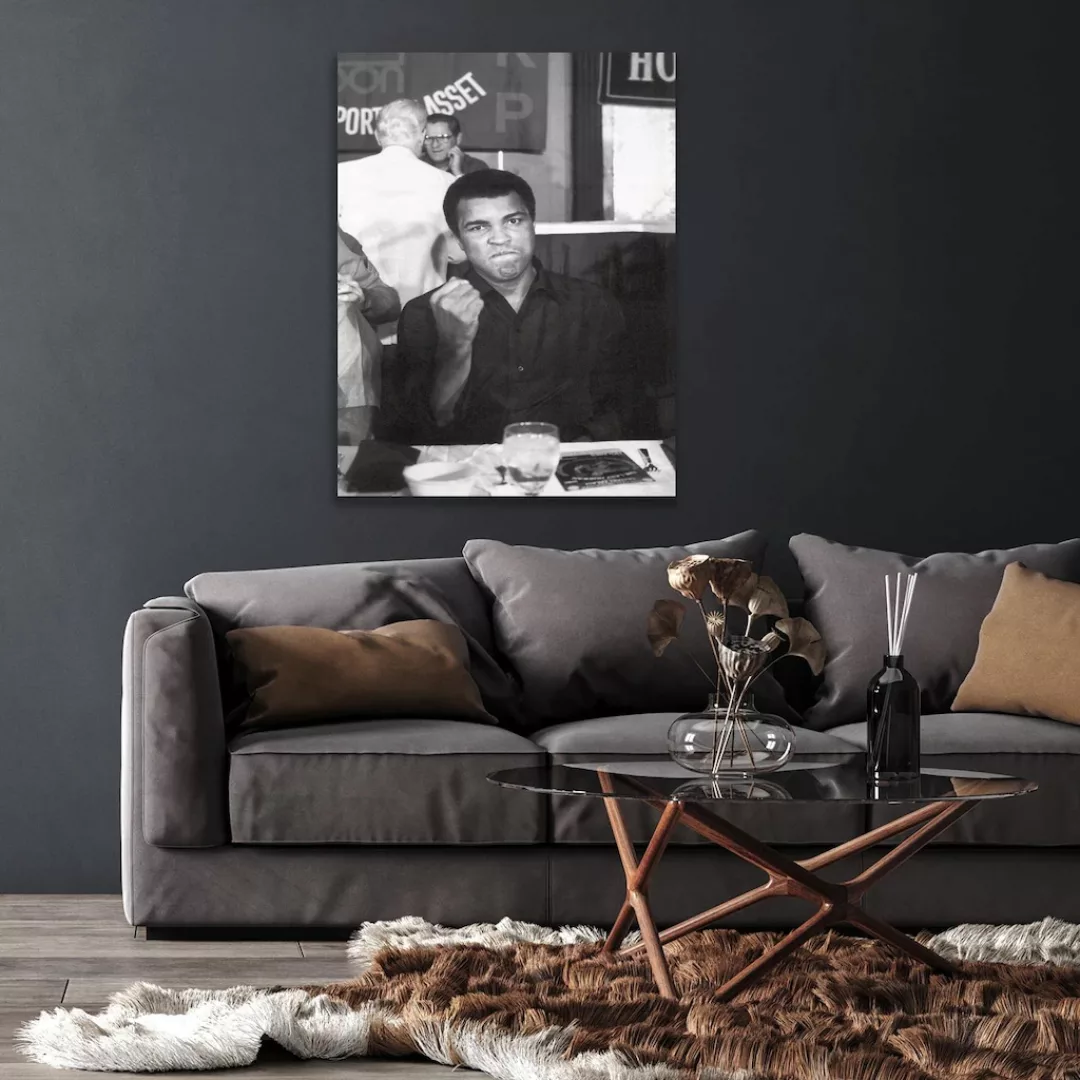 queence Acrylglasbild "Muhammad Ali", Schwarz-Weiß-Mann-Stars, Fine Art-Pri günstig online kaufen