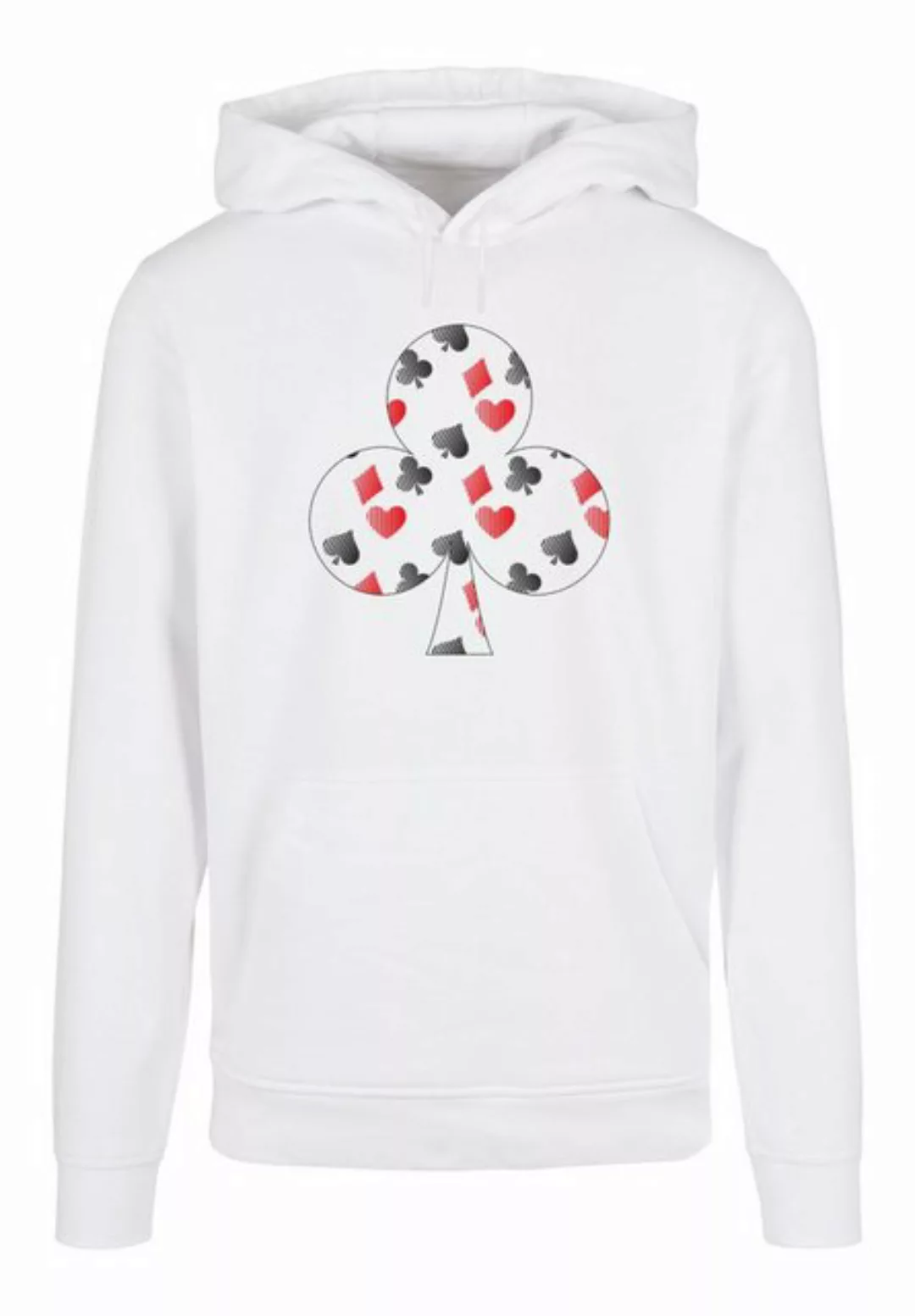 F4NT4STIC Kapuzenpullover "Kartenspiel Kreuz Herz Karo Pik Poker", Print günstig online kaufen